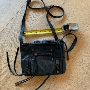 Botkier Black Leather Crossbody Bag